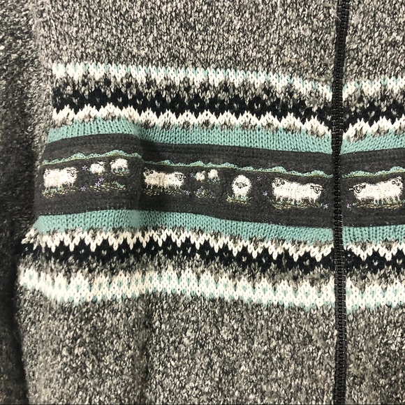 *3/$30* Vtg Woolwich Fair Isle Sweater - Picture 4 of 9